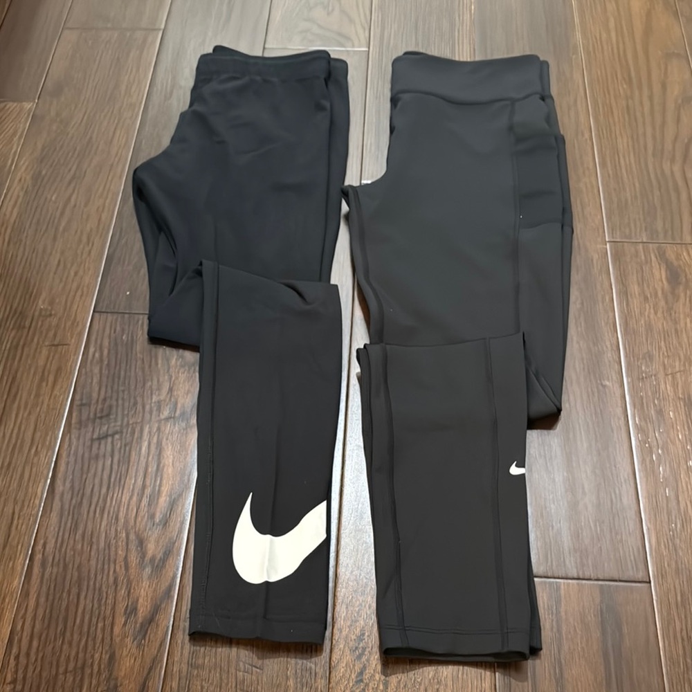 Nike Kids Black Leggings Set xl
